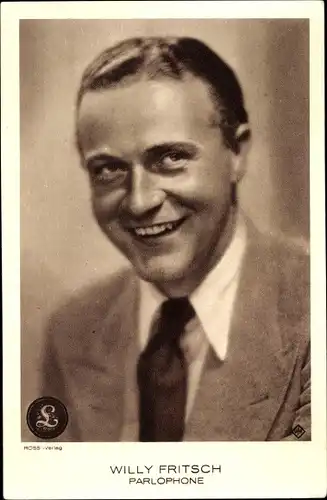 Ak Schauspieler Willy Fritsch, Portrait