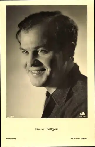 Ak Schauspieler René Deltgen, Portrait