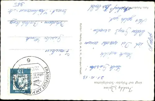 Ak Sänger Freddy Quinn, Portrait, Polydor Schallplatten