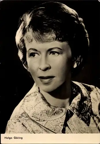 Ak Schauspielerin Helga Göring, DEFA Film, Sheriff Teddy, Minna von Barnhelm, Portrait