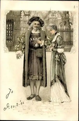 6 alte Ak Märchen Dornröschen, Gebrüder Grimm, diverse Ansichten