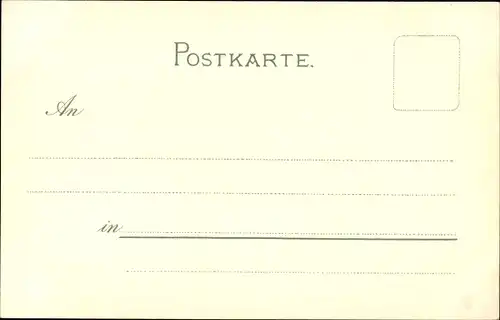 Künstler Litho Goldfeld, A., Polarforscher Fridtjof Nansen, Winterhütte, Sylvester 1898