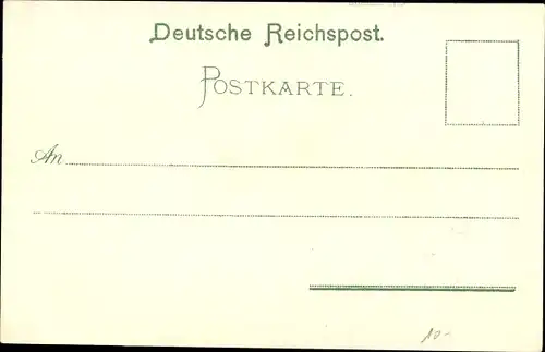 Litho Helgoland in Schleswig Holstein, Königin Victoria Hotel, Landung auf der Düne, Helgoländerin