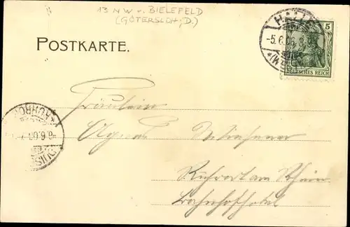 Ak Halle in Westfalen, Gesamtansicht