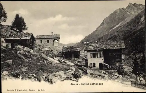 Ak Arolla Kanton Wallis, Eglise catholique