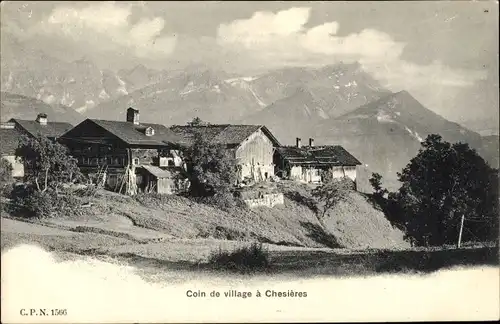 Ak Chesieres Kanton Waadt, Coin de village