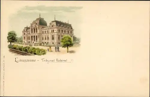 Litho Lausanne Kanton Waadt, Tribunal federal