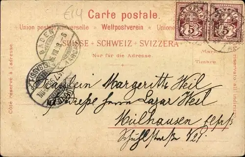 Litho Baden Kt. Aargau Schweiz, Panorama