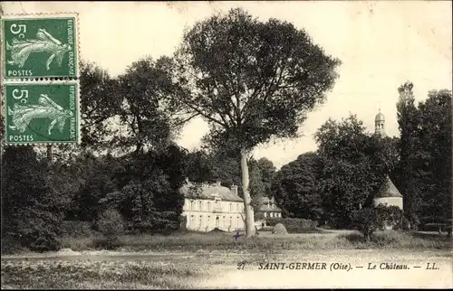 Ak Saint Germer Oise, Le Château