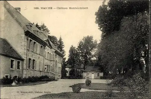 Ak Maiche Doubs, Chateau Montalembert