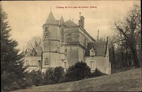 Ak St-Cyran-du-Jambot Indre, Chateau