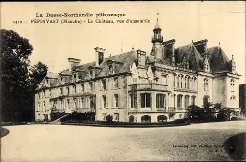Ak Pepinvast Manche, Le Chateau, vue d'ensemble