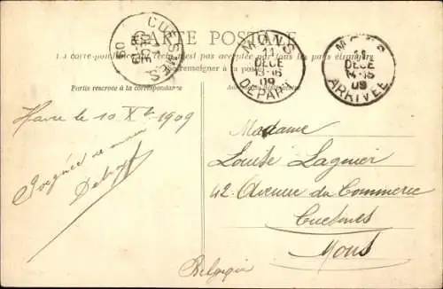 Ak Le Havre Seine Maritime, Entree du nouvel Hopital