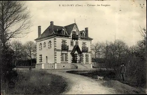 Ak Allogny Cher, Chateau des Fougeres