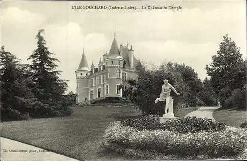 Ak L'Ile Bouchard Indre et Loire, Château du Temple