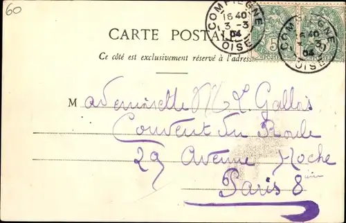 Ak Tracy le Mont Oise, Chateau de Tracy