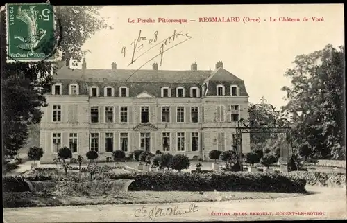 Ak Rémalard Regmalard Orne, Le Chateau de Voré