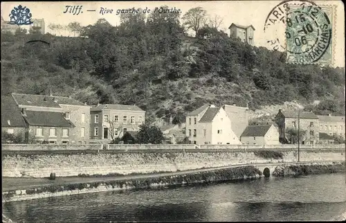 Ak Tilff Esneux Wallonien Lüttich, Rive gauche de l'Ourthe