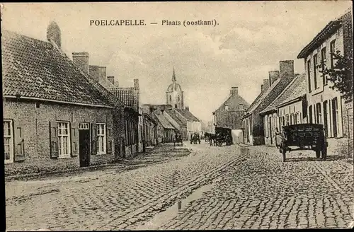 Ak Langemarck Langemark Poelkapelle Westflandern, Plaats