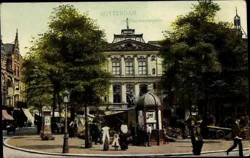 Ak Rotterdam Südholland Niederlande, Van Hogendorpsplein