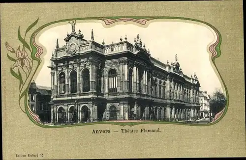 Passepartout Ak Antwerpen Anvers Flandern, Theatre Flamand