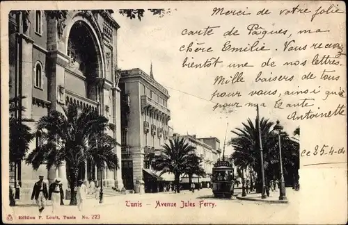 Ak Tunis Tunesien, Avenue Jules Ferry