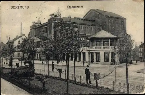 Ak Dortmund im Ruhrgebiet, Stadttheater