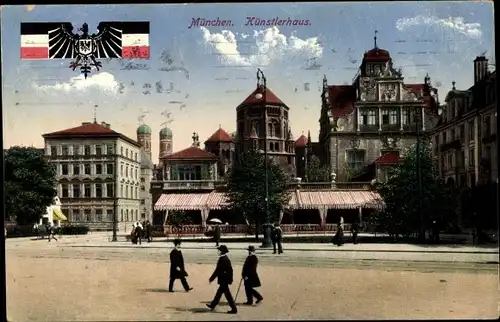 Ak München Bayern, Künstlerhaus, Wappen