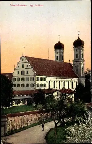 Ak Friedrichshafen am Bodensee, Kgl. Schloss