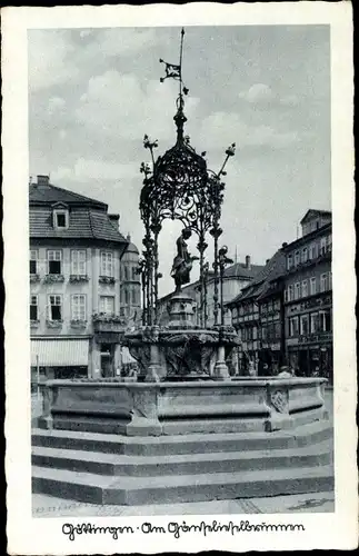 Ak Göttingen in Niedersachsen, Gänselieselbrunnen