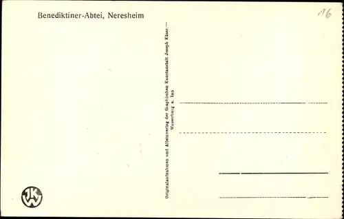 Ak Neresheim Baden Württemberg, Benediktiner Abtei, Kuppelbild über Hochaltar, Auferstehung Christi