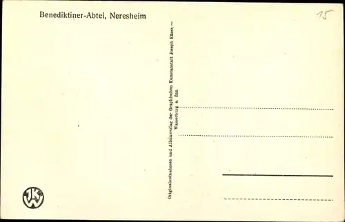 Ak Neresheim Baden Württemberg, Benediktiner Abtei, Gesamtbild der Hauptkuppel