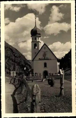 Ak Vent Ötztal Sölden Tirol, Ötztaler Alpen, Kirchlein