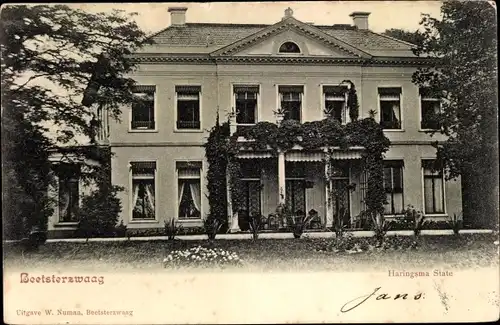 Ak Beetsterzwaag Friesland Niederlande, Haringsma State, Außenansicht