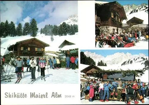 Ak Nova Ponente Deutschnofen Südtirol, Malga La Mens, Maierl Alm, Skihütte