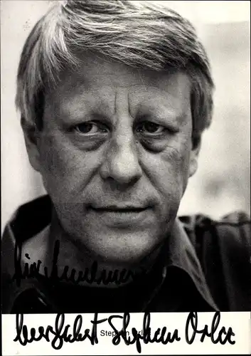 Ak Schauspieler Stephan Orlac, Portrait, Autogramm