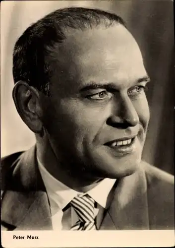 Ak Schauspieler Peter Marx, Portrait, Die blauen Schwerter, Defa Film