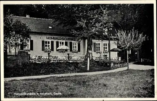 Ak Neustadt in Sachsen, Hohwaldschänke
