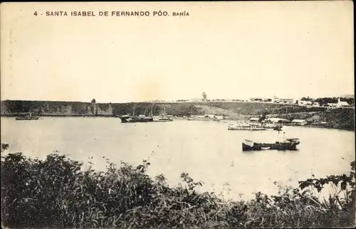 Malabo Santa Isabel de Fernando Poo Äquatorialguinea, Bahia, Blick auf die Bucht