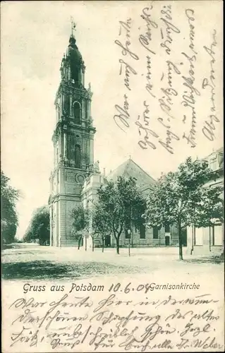 Ak Potsdam in Brandenburg, Garnisonkirche