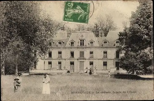 Ak Buno Bonnevaux Essonne, Le Chateau, facade de l'Ouest