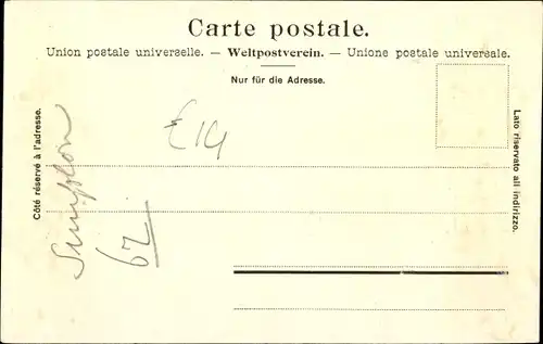 Ak Schweiz, Schweizerische Gebirgspost, Postkutsche