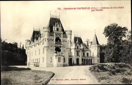 Ak Neuillé Maine et Loire, Chateau de Salvert