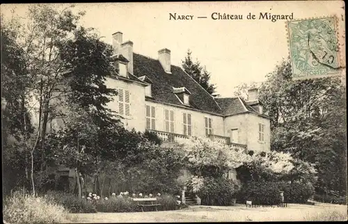 Ak Narcy Nièvre, Chateau de Mignard
