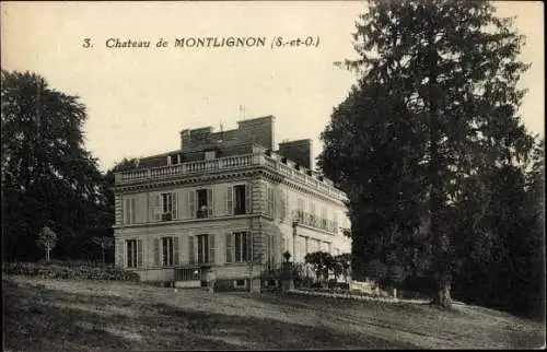Ak Montlignon Val d’Oise, Chateau de Montlignon