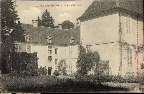 Ak Quincy le Vicomte Cote d'Or, Le Chateau
