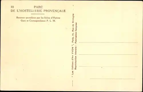 Ak Île de Port Cros Îles d’Hyères Var, Parc de L'Hostellerie Provencale