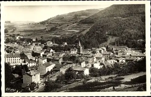 Ak Bourg Argental Loire, Vue generale