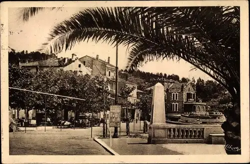 Ak Le Lavandou Var, Cote d'Azur, La Ramade, Quartier des Pecheurs