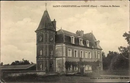 Ak St Christophe sur Condé Eure, Chateau du Buisson